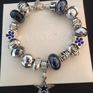 Pandora Dallas Cowboys Themed Bracelet